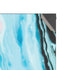 Aqua Blue Marble Ink XBox Series X Digital Edition Console Skin